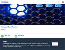 Tablet Screenshot of netgroup.dk